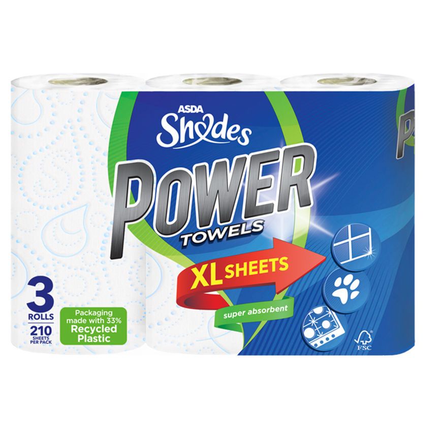 ASDA Shades Power Towels XL Kitchen Roll - McGrocer