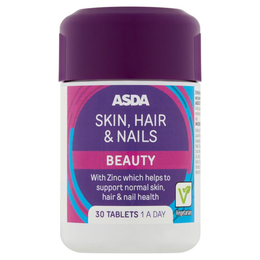 ASDA Skin, Hair & Nails Beauty Tablets - McGrocer