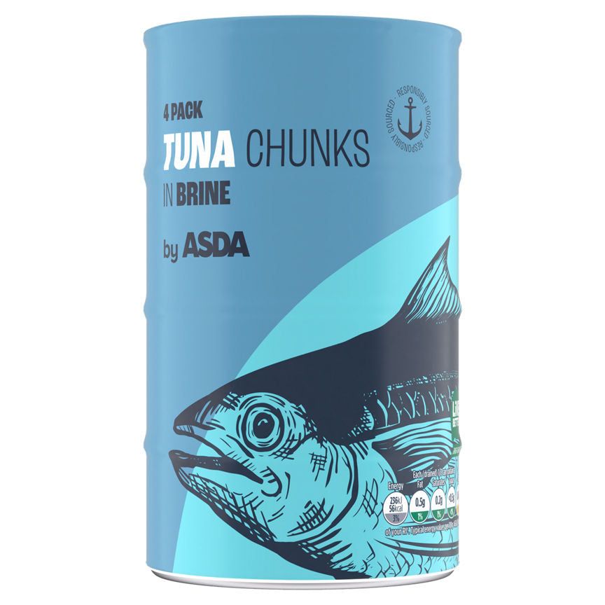 ASDA Skipjack Tuna Chunks in Brine - McGrocer