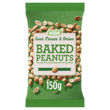 ASDA Sour Cream & Onion Flavour Baked Peanuts 150g - McGrocer