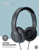 ASDA Tech Wired Headphones - Space Grey - McGrocer