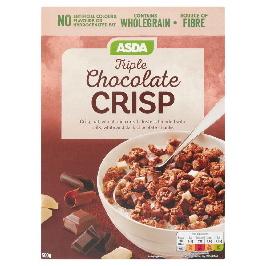 ASDA Triple Chocolate Crisp Cereal - McGrocer