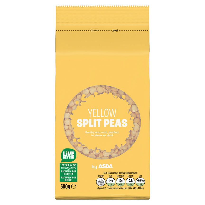 ASDA Yellow Split Peas 500g - McGrocer