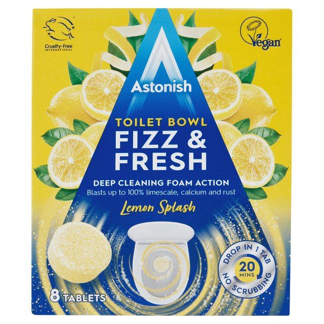Astonish Fizz & Fresh Lemon Splash Toilet Tablets 200g - McGrocer