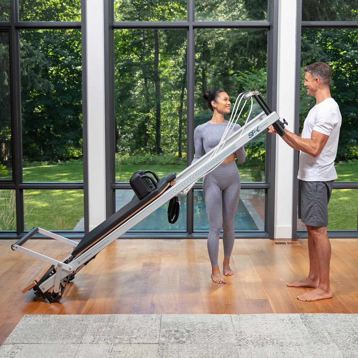 At Home SPX® Reformer Package with Vertical Stand and Cardio Tramp by Merrithew® - McGrocer