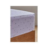 At Home with Stacey Solomon Lilac Bluebell Print Fitted Sheet - Double - McGrocer