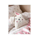 At Home with Stacey Solomon White Rabbit Square 3D Cushion - McGrocer