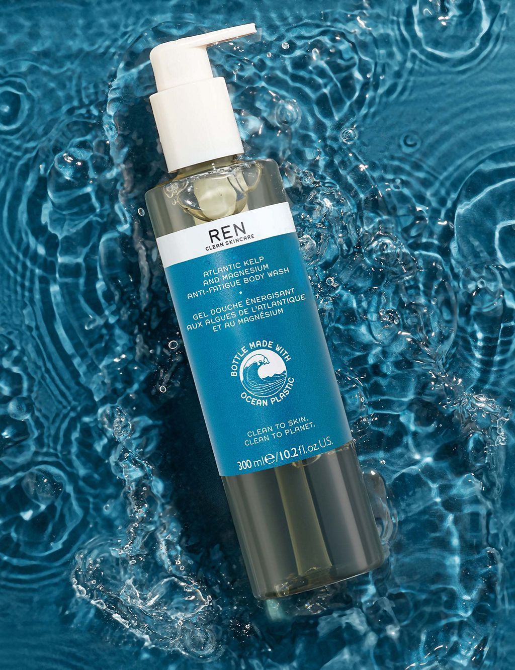 Atlantic Kelp & Magnesium Anti-Fatigue Body Wash 300ml - McGrocer