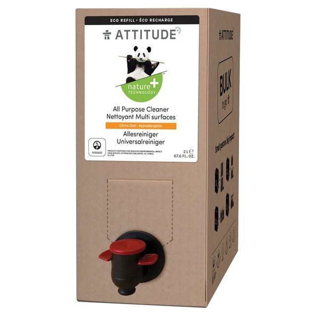 ATTITUDE Bulk to Go All Purpose Cleaner Citrus Zest 2L - McGrocer
