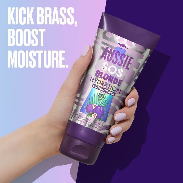 Aussie Blonde Hydration Purple Hair Conditioner 200ml - McGrocer