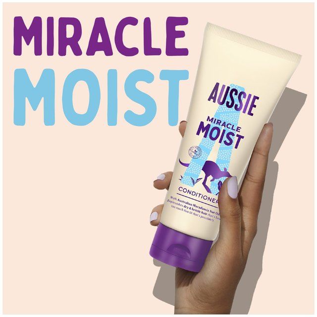 Aussie Miracle Moist Hair Conditioner 200ml - McGrocer