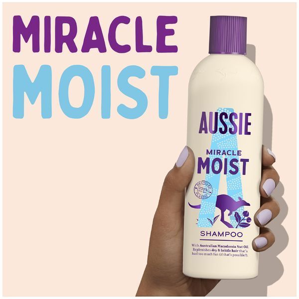 Aussie Miracle Moist Shampoo 500ml - McGrocer