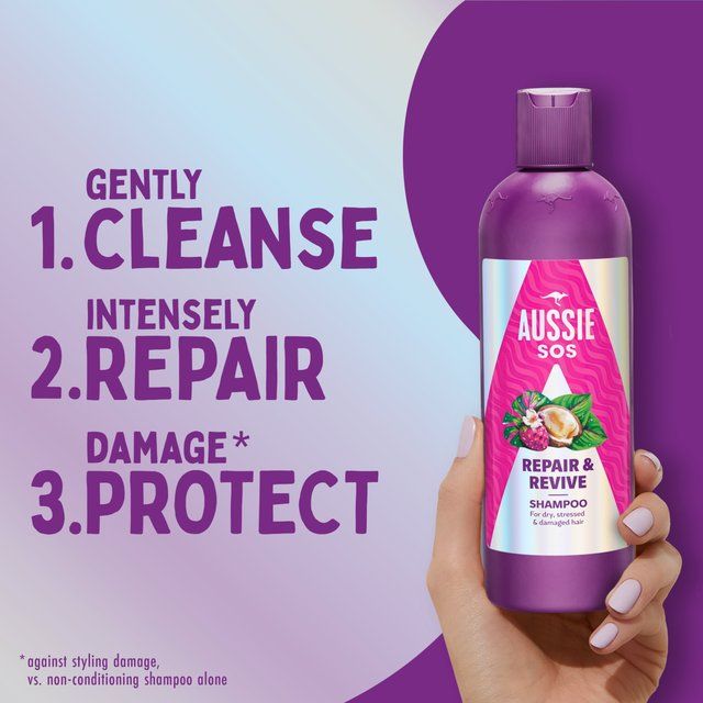 Aussie Sos Repair & Revive Shampoo 300ml - McGrocer