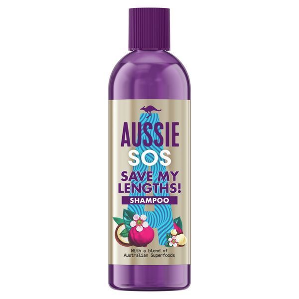 Aussie SOS Save My Lengths Hair Shampoo Damaged Hair 290ml - McGrocer