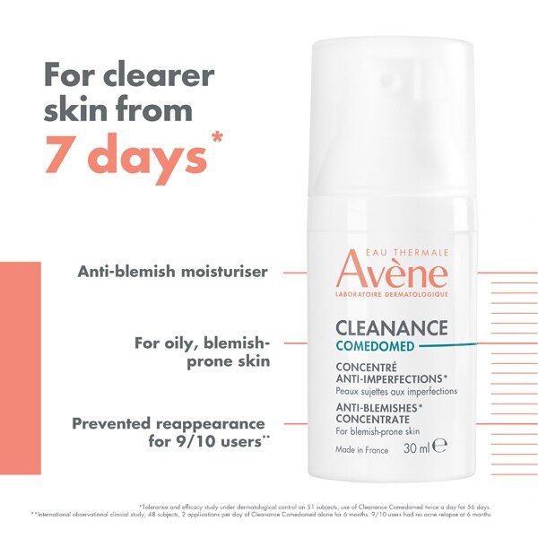 Avène Cleanance Comedomed Anti-blemish Moisturiser 30ml - McGrocer