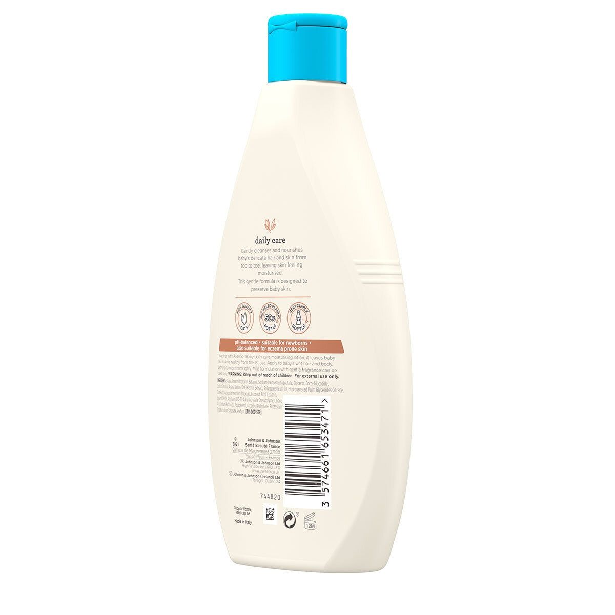 Aveeno Baby Hair & Body Wash, 3 x 400ml - McGrocer