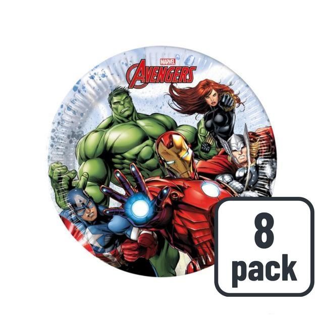 Avengers 23cm Paper Party Plates 8 per pack - McGrocer