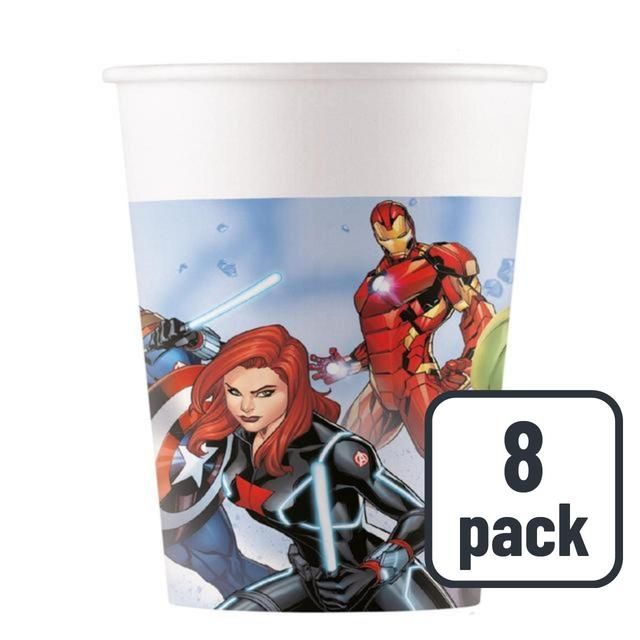 Avengers Paper Party Cups 8 per pack - McGrocer