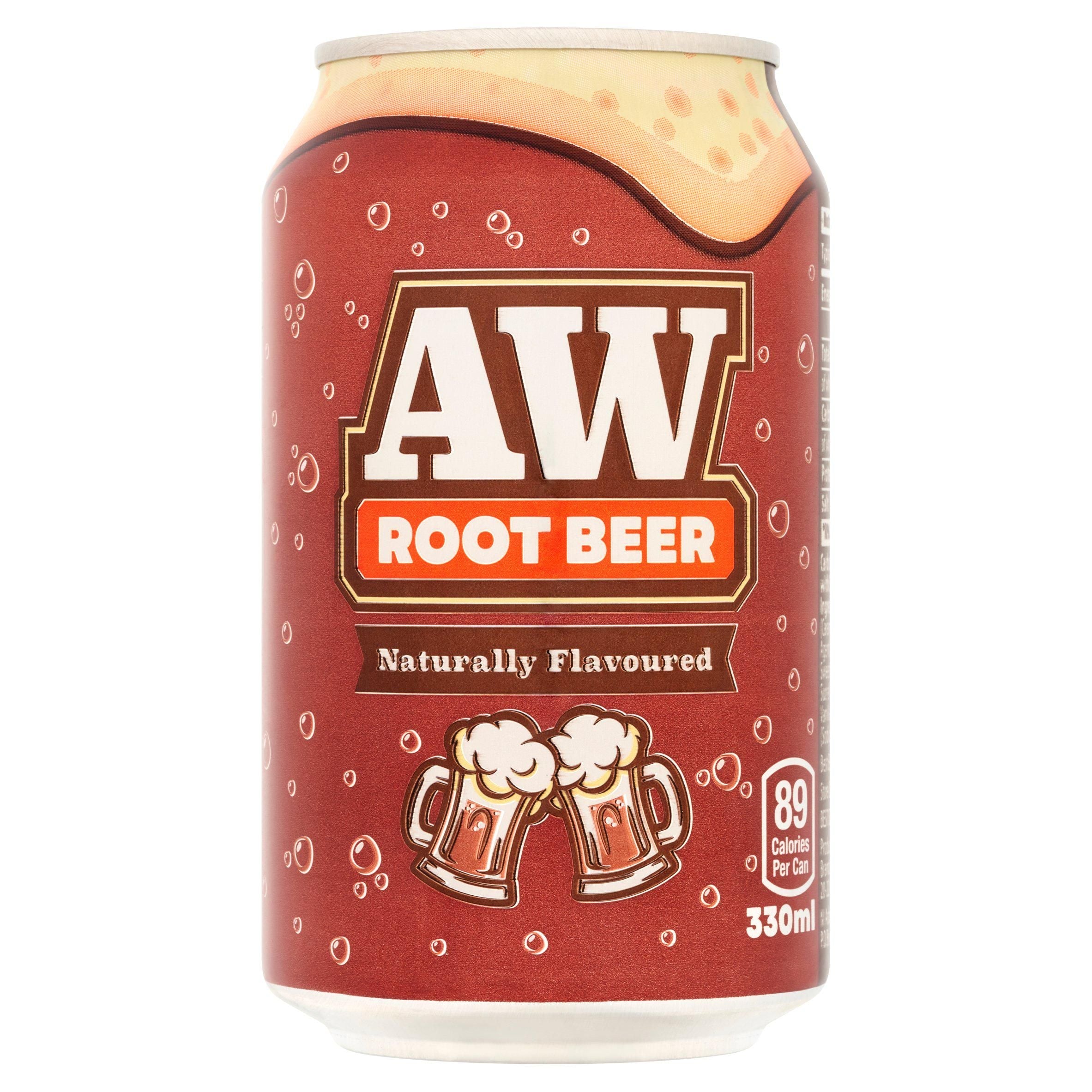 AW Root Beer 330ml - McGrocer