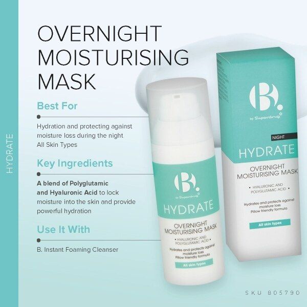 B. Overnight Moisturising Mask 30ml - McGrocer