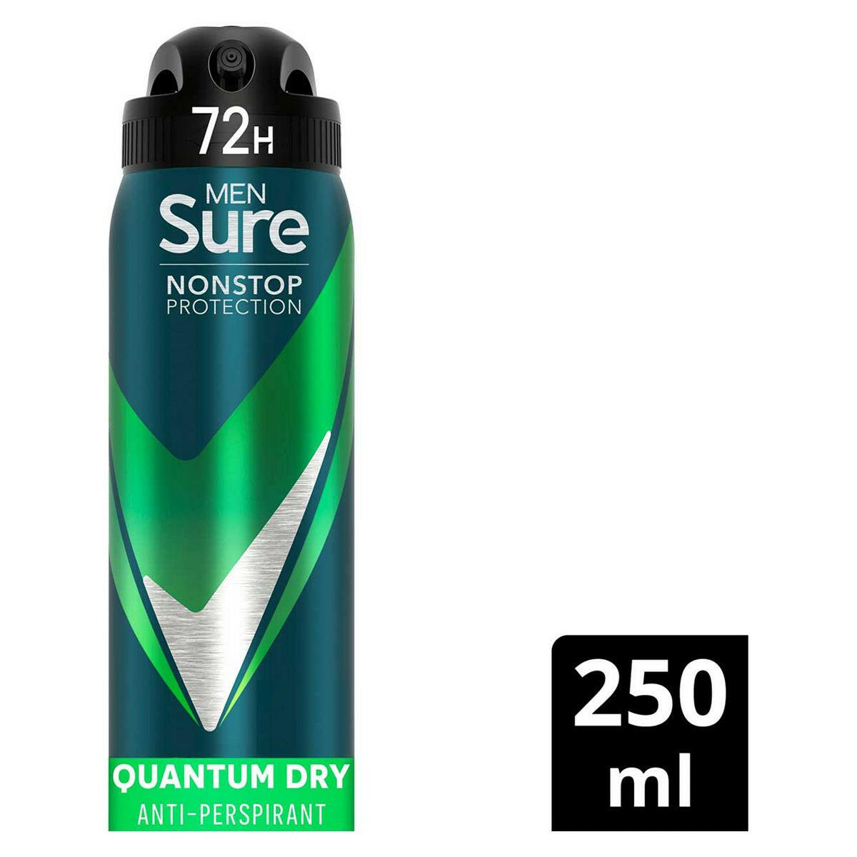 Sure Men Quantum Dry Nonstop Protection Anti-perspirant Deodorant Aerosol 250ml GOODS Boots