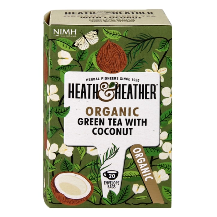 Heath & Heather Organic Green Tea with Ginger 20 Tea Bags - McGrocer
