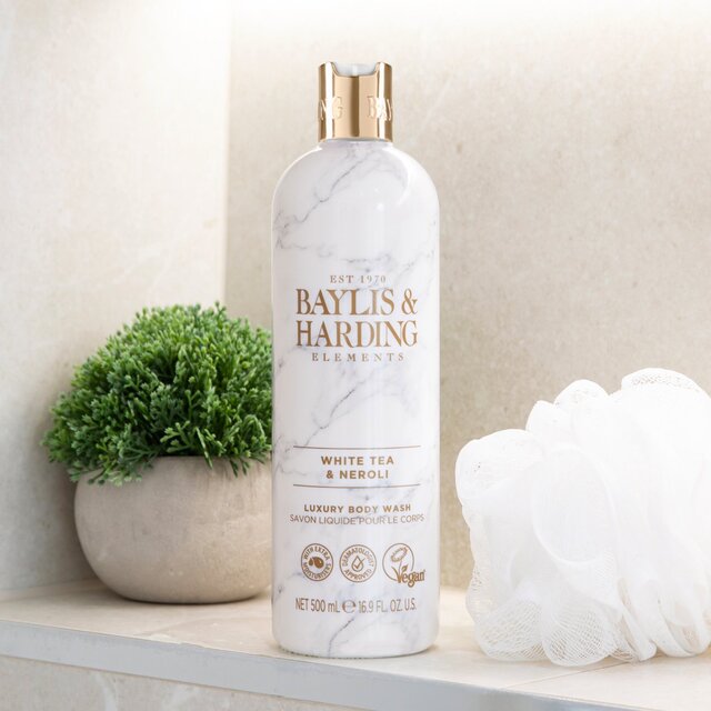 Baylis & Harding Elements Body Wash - White Tea & Neroli 500ml - McGrocer