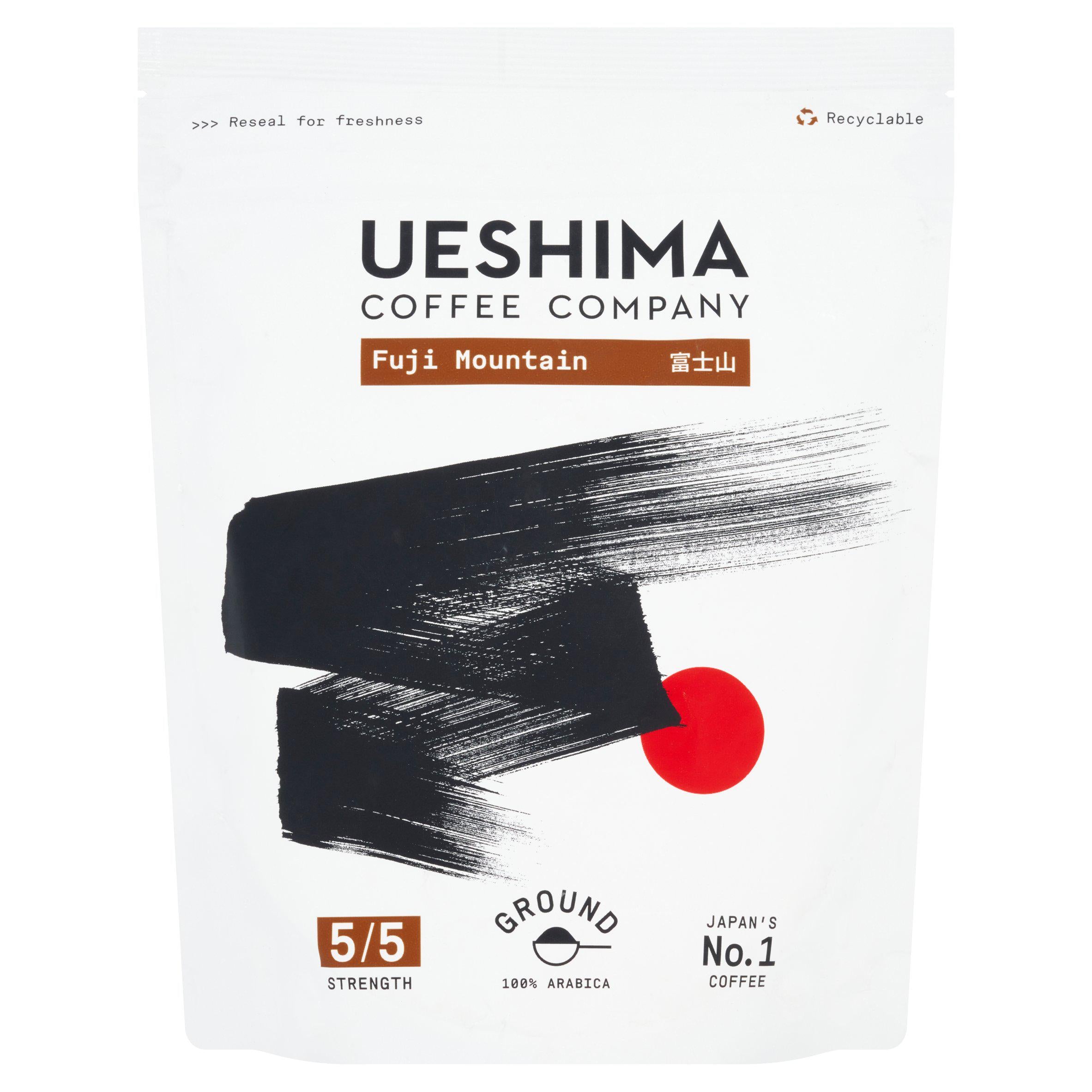 Ueshima Coffee Company Fuji Mountain Bold Roast Ground Coffee 250g GOODS Sainsburys