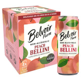 Belvoir Farm Non Alcoholic Peach Bellini 4 x 250ml - McGrocer