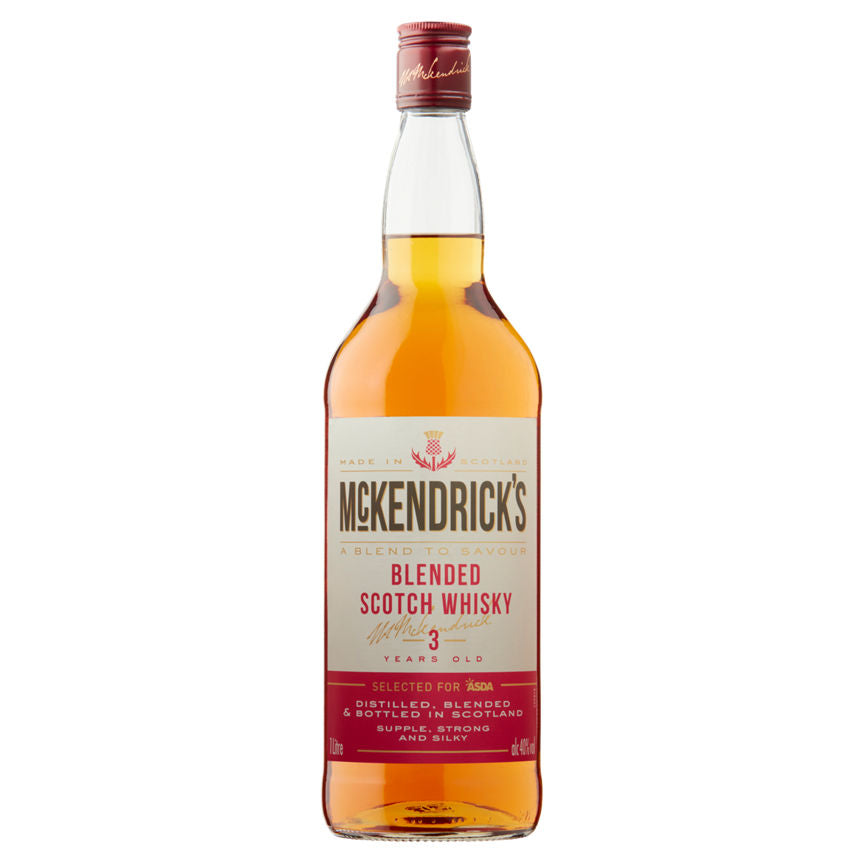 ASDA McKendrick's Blended Scotch Whisky 3 Years Old - McGrocer