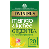 Twinings Mango & Lychee Green Tea, 20 Tea Bags All tea Sainsburys