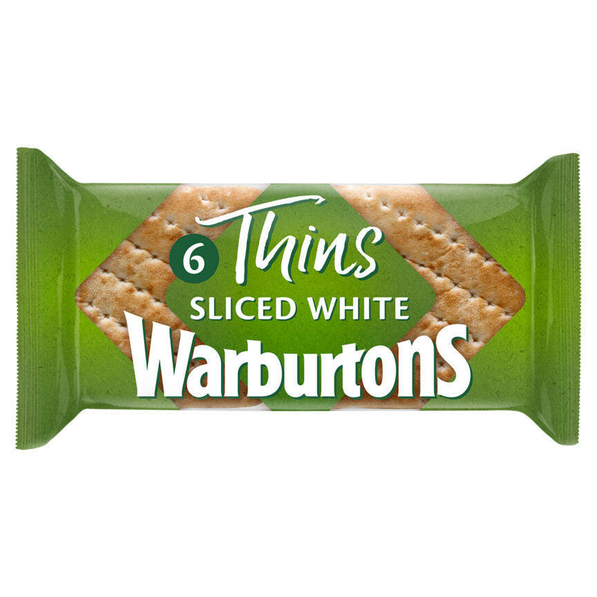 Warburtons Soft White Sandwich Thins GOODS ASDA
