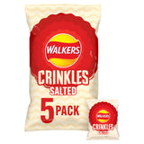 Walkers Crinkles Simply Salted Multipack Crisps 5x23g GOODS ASDA