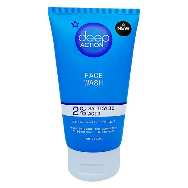 Superdrug Deep Action Daily Facial Wash GOODS Superdrug
