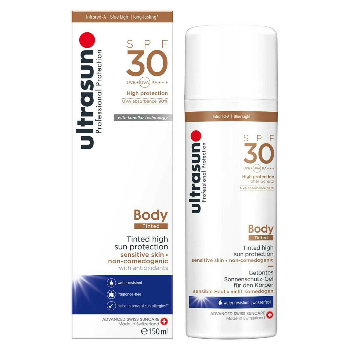Ultrasun Tinted Body Sun Protection SPF30 150ml GOODS Boots