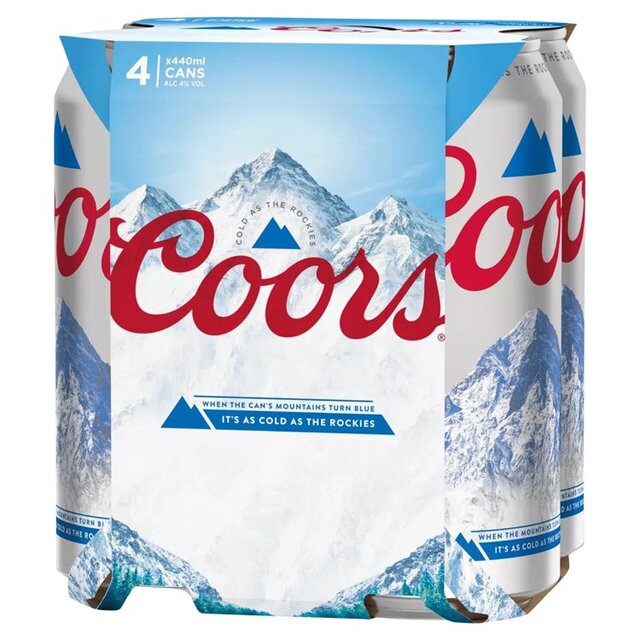 Coors 4 x 440ml - McGrocer
