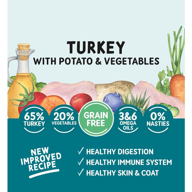 Naturo Grain Free Turkey with Potato & Vegetables 400g - McGrocer