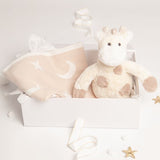 Babbico Beige Giraffe Toy And Star Blanket Baby Gift Set - McGrocer