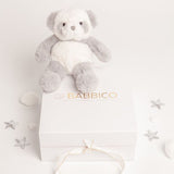 Babbico Gift Boxed Parker The Panda Grey & White Soft Toy - McGrocer