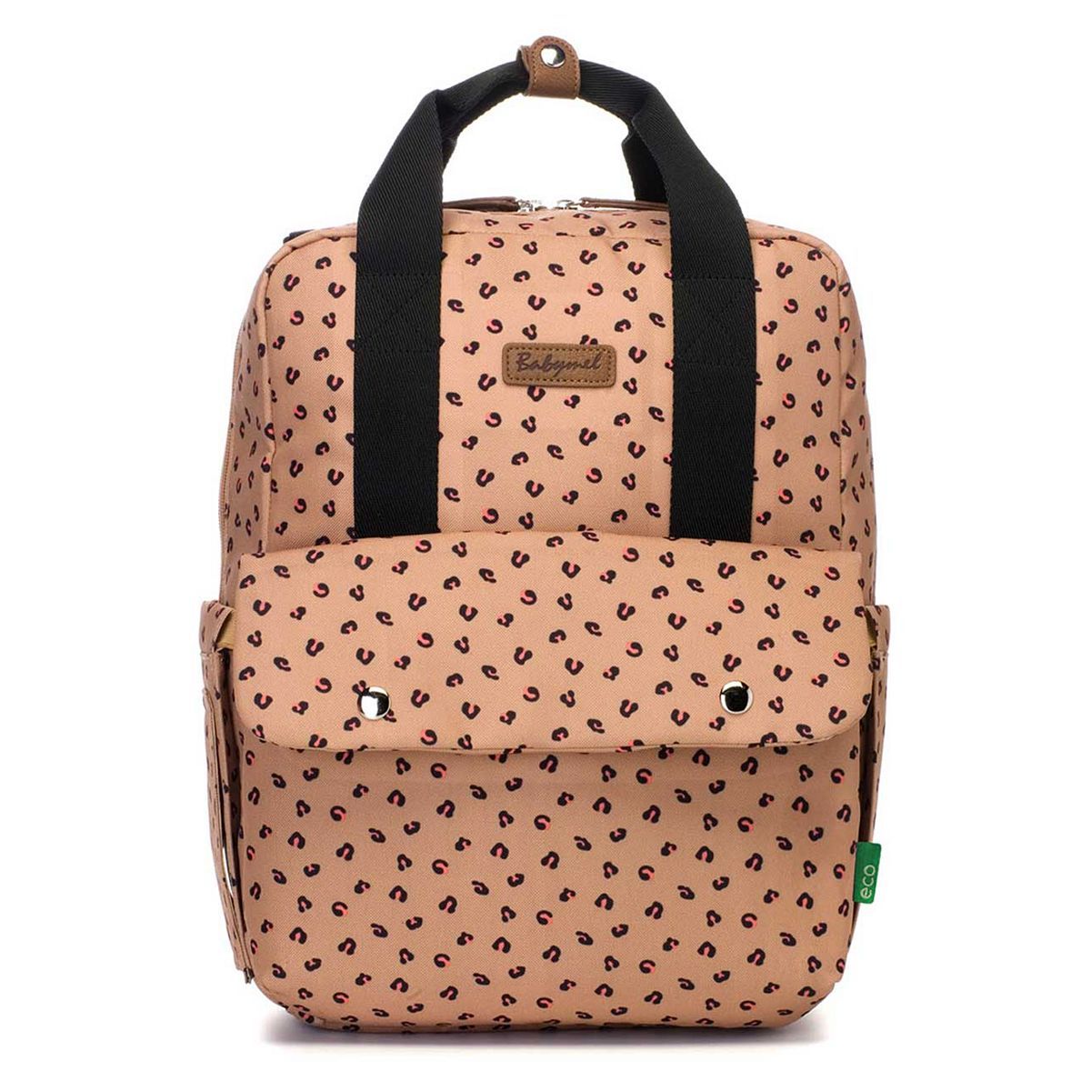 Babymel Georgi Eco Convertible Backpack Caramel Leopard - McGrocer