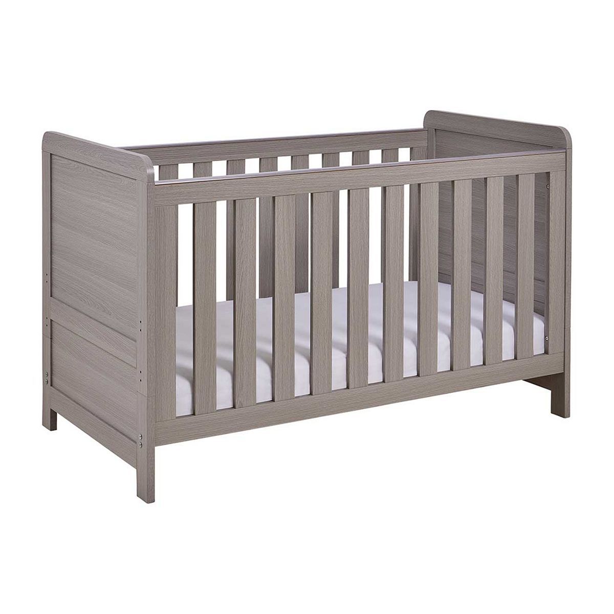 Babymore Caro Cot Bed - Grey Wash - McGrocer