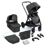 Babymore MeMore V2 Pram Pushchair - Black - McGrocer