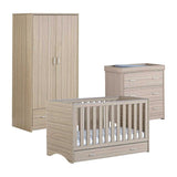 Babymore Veni 3 Pieces Room Set - Oak - McGrocer