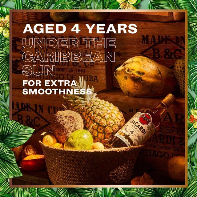 Bacardi Anjeo 4 Year Old Premium Aged Rum 70cl - McGrocer