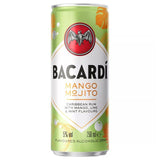 Bacardi Mango Mojito Premix Rum Cocktail 250ml - McGrocer