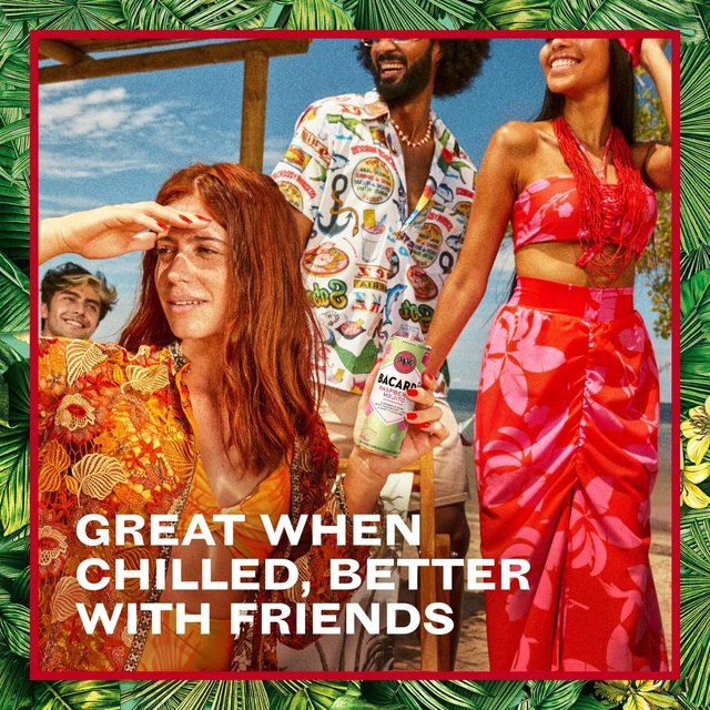 Bacardi Raspberry Mojito Premix Rum Cocktail 250ml - McGrocer