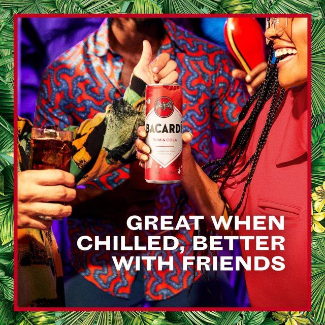 Bacardi Rum & Cola Premix Rum Cocktail 250ml - McGrocer