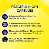 Bach Flower Remedies Peaceful Night Rescue Capsules 30 per pack - McGrocer