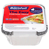Bacofoil Small Portion Trays & Lids 13x4.1cm 6 per pack - McGrocer