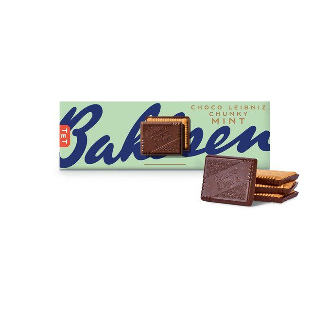 Bahlsen Choco Leibniz Chunky Mint Chocolate Biscuits 120g - McGrocer